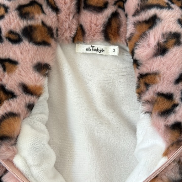 Oh Baby! Leopard Coat - Size 2 - Picture 3 of 4